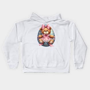 Teddy's Easter Delight Kids Hoodie